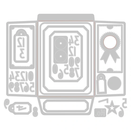 Sizzix Thinlits Die Set 45PK - Collector by Tim Holtz