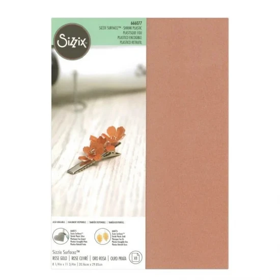 Sizzix • Metallic Shrink Plastic Rose Gold 8φ Α4 