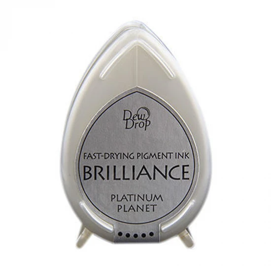 Μελάνι Για Σφραγιδες Tsukineko • Brilliance dew drop ink pad Platinum planet