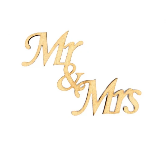 ΞΥΛΙΝΟ ΣΧΕΔΙΟ ''Mr-Mrs''