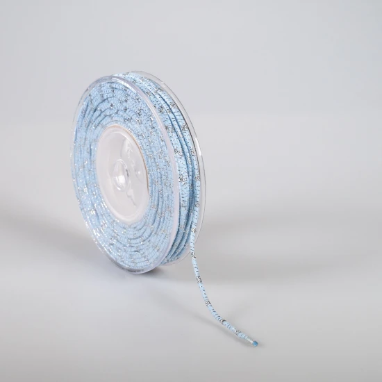 ΚΟΡΔΟΝΙ ΒΑΜΒΑΚΕΡΟ ΜΕ ΜΕΤΑΛΛΙΚΟ ΝΗΜΑ 3MMX20MET BLUE L-SILVER MET