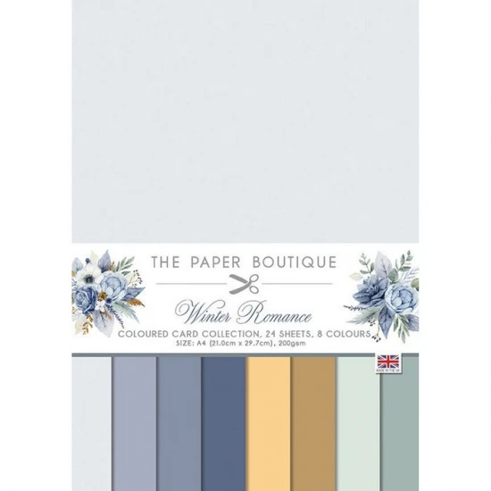 Σετ Χαρτόνια Α4 Paper Boutique Winter romance 24φ 200g