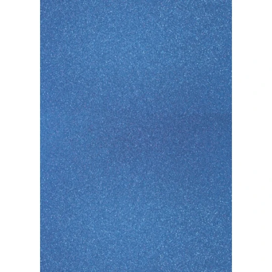 A4 Glitter Card Peacock bl.