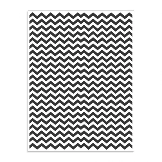 Στένσιλ Chevron Design 18.5 X 24.5cm 