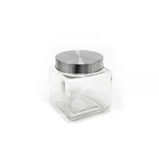ΒΑΖΟ ΤΕΤΡΑΓΩΝΟ ΜΕ ΑΣΗΜΙ ΚΑΠΑΚΙ 9cm x 10.3cm