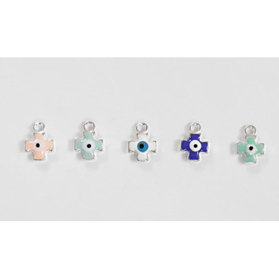 ΣΤΑΥΡΟΣ ΣΜΑΛΤΟ ΜΑΤΑΚΙ ΜΙΚΡΟΣ ΑΣΗΜΙ 10mm x 15mm