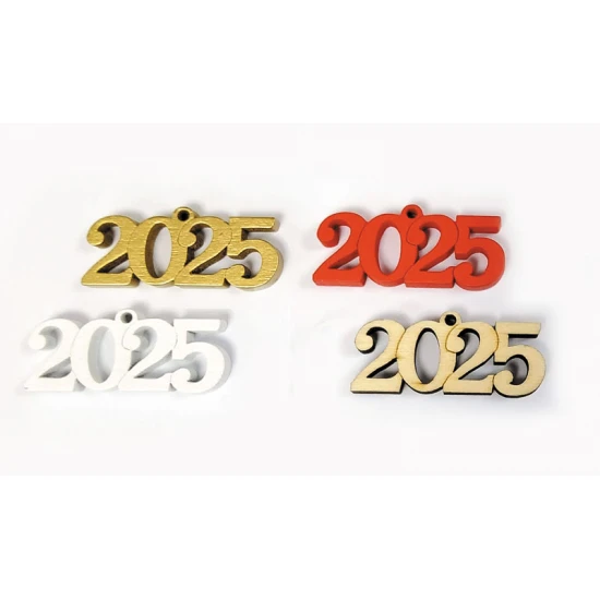 2025 ΞΥΛΙΝΟ 4cm x 1.8cm ΚΡΕΜΑΣΤΟ