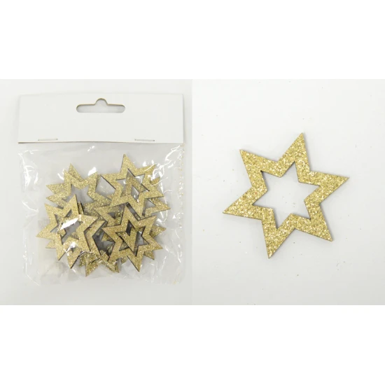 ΑΣΤΕΡΙ ΜΕ ΓΚΛΙΤΕΡ 3cm ΣΕΤ/12 HMD-18666A