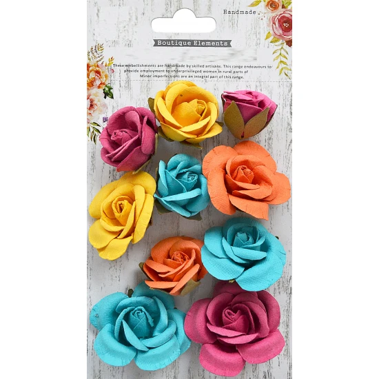 Χειροποίητα Τριαντάφυλλα Joanna Vivid Palette 10τεμ