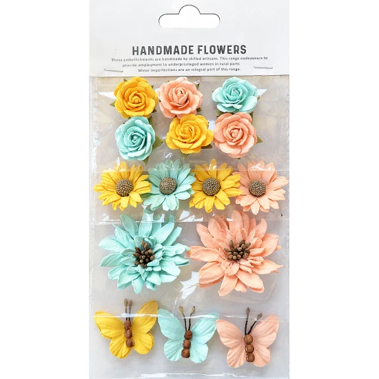 Χειροποίητα Λουλούδια Marina Sunshine And Lemonade 15τεμ