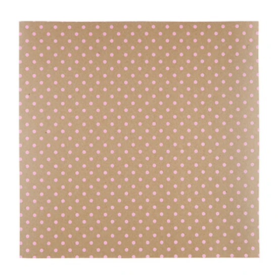 Xαρτόνι Scrapbooking 190gr 30cm x 30cm baby pink dot