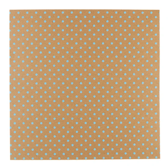 Xαρτόνι Scrapbooking 190gr 30cm x 30cm baby blue dot