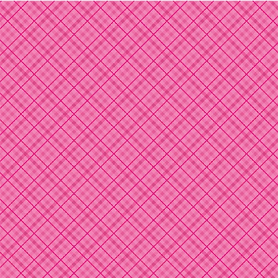 Xαρτόνι Scrapbooking 190gr 30cm x 30cm  dark pink plaid