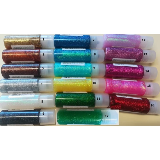 Κόλλα glitter Knorr prandell λευκή ιριδίζουσα 50ml