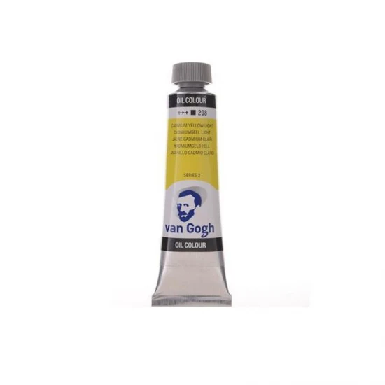 Talens van gogh χρώματα λαδιού 60ml (208-Cadmium yellow light)