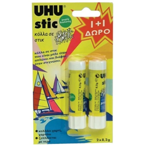 Uhu "Magic stick" 8.2gr 1+1 δώρο