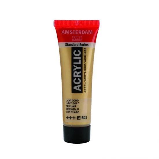 Talens amsterdam ακρυλικό χρώμα 802 light gold 120ml
