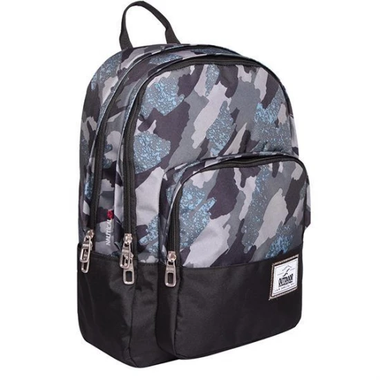 KALGAV τσάντα πλάτης Nautical black camouflage Υ44x16,5x30,5εκ.