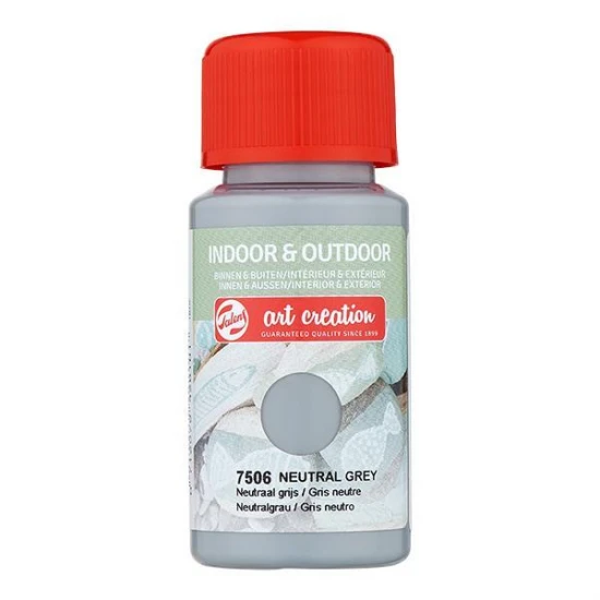Talens χρώμα indoor/outdoor 7506 neutral grey 50ml
