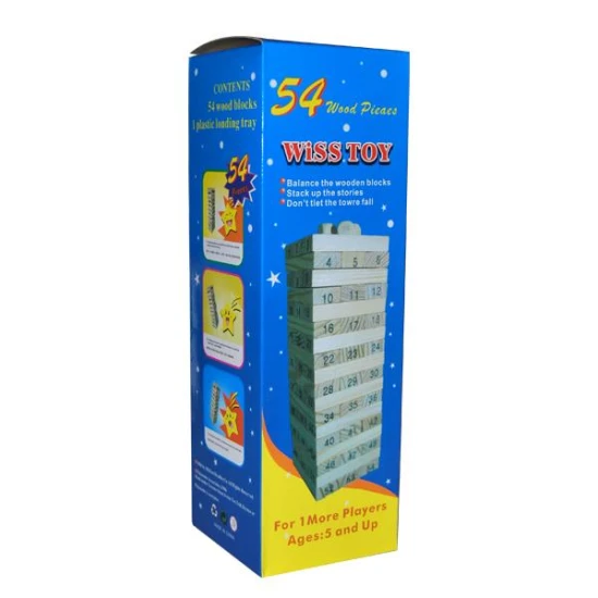 Επιτραπέζιο Jenga ξύλινο 54 τεμαχίων Υ26,5x7,5x7,5εκ.
