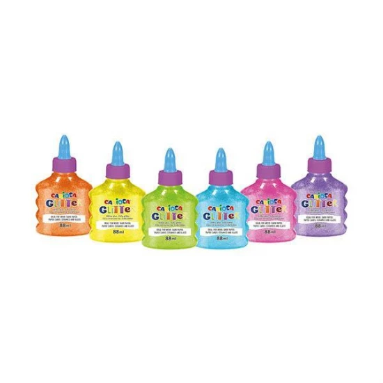Carioca χρυσόκολλα neon 88ml, 6 χρωμάτων