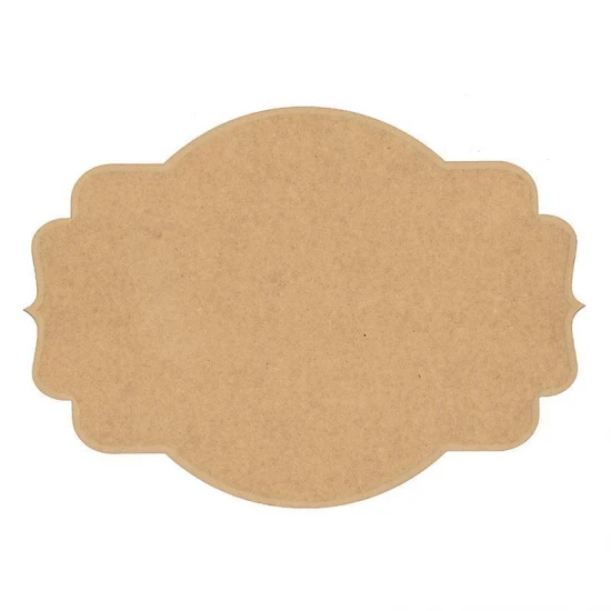 Πινακίδα mdf 300x215x6χιλ. 2 μύτες, 10 καμπύλες