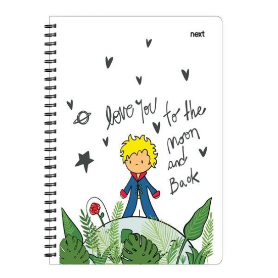 Next trends little prince τετράδιο σπιράλ 3 θέματα 105 φύλλα 17x25εκ.