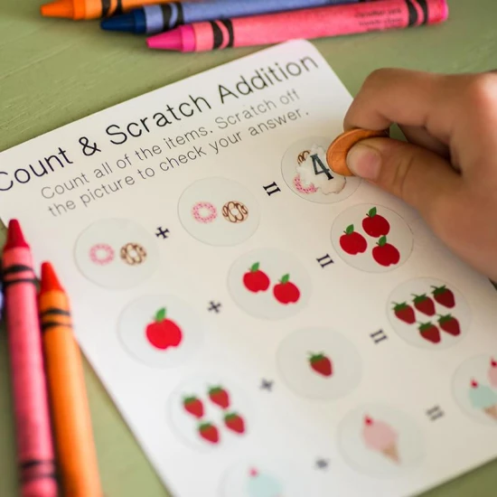 SCHRATCH-OFF STICKER SHEETS - PRINTABLE