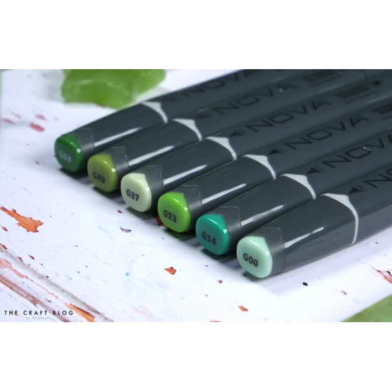 Sketch Markers άριστης ποιότητας 6τεμ Greens