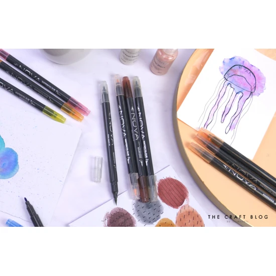 Dual Tip Watercolour μαρκαδόροι Neutral Tones 10τεμ