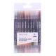 Dual Tip Watercolour μαρκαδόροι Neutral Tones 10τεμ
