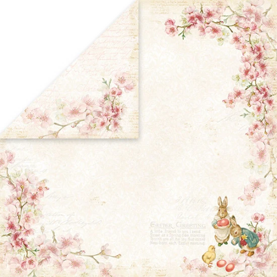 Χαρτόνι Scrapbooking Easter Greetings 30cm x30cm 250gr EG01