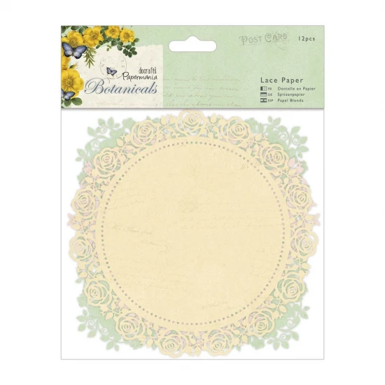 Lace Paper 12τεμ - Botanicals