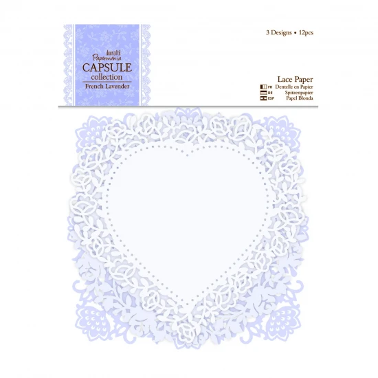 Lace Paper 12τεμ -French Lavender