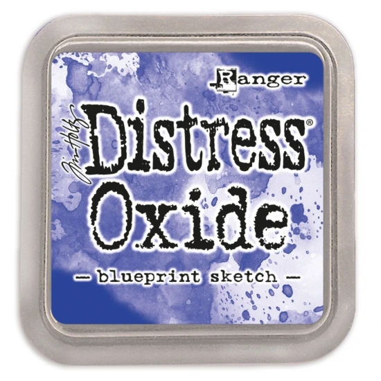 Tim Holtz distress oxide blueprint sketch