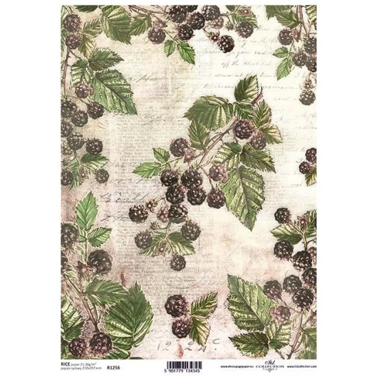Ριζόχαρτο Decoupage A4 - Blackberries 