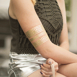 Προσωρινό Tattoo Paper - χρυσό Προσωρινό Tattoo Paper - χρυσό